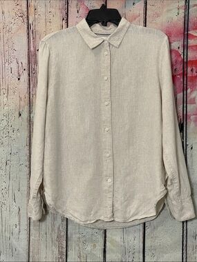J. Crew Light Linen Button-Down Shirt